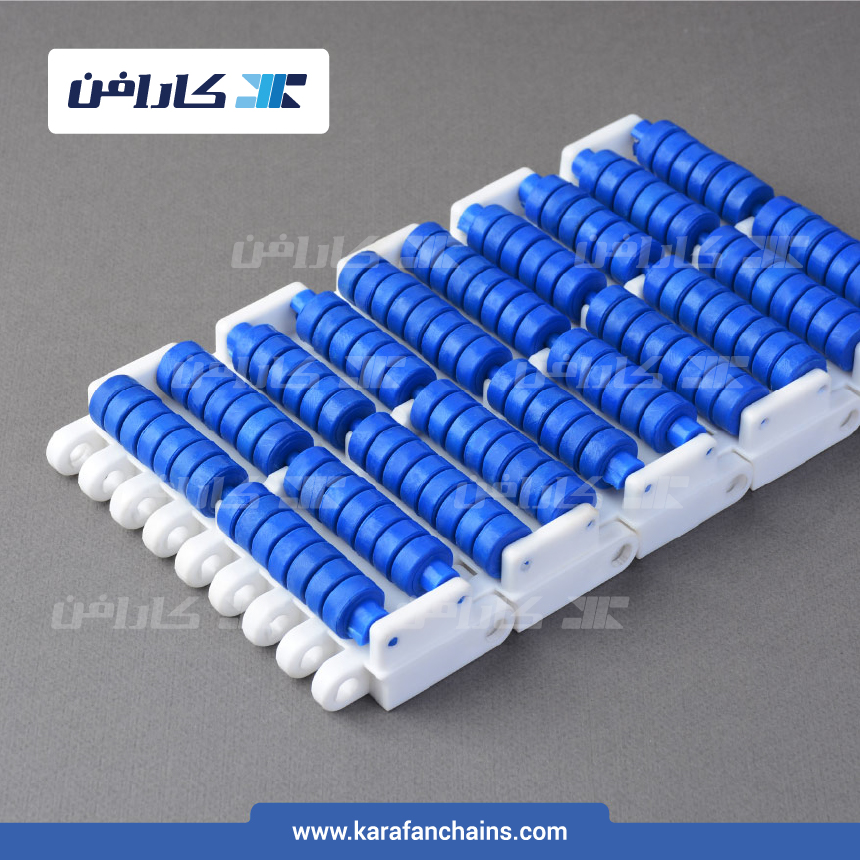تسمه مدولار حرکت مستقیم گام 2 اینچ ( غلطک دار )