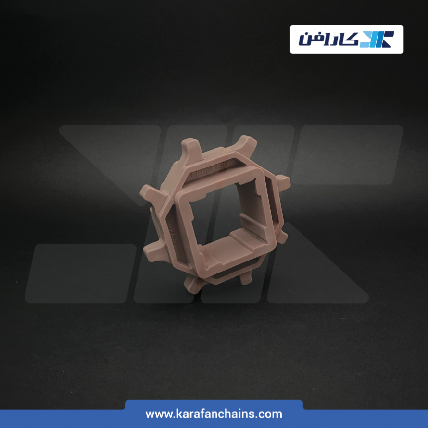 چرخ زنجیر گام 1.5 اینچ . 8دندانه . قطر 99 میلیمتر با سوراخ 40x40  و ضخامت  دنده 10 میلیمتر .