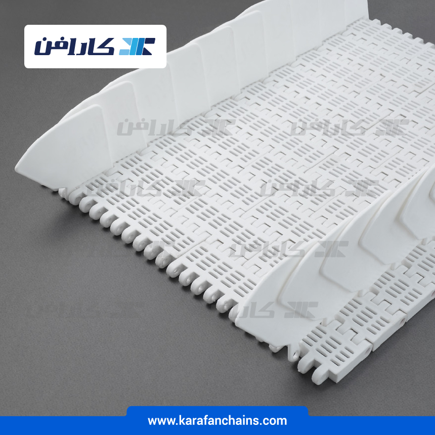 تسمه مدولار حرکت مستقیم گام 2 اینچ با دیواره و گذر 20%