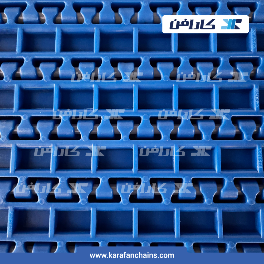تسمه مدولار حرکت مستقیم گام 1 اینچ بدون گذر ( آبی )