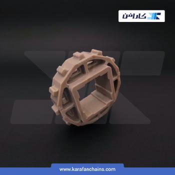 چرخ زنجیر گام 1 اینچ 12 دندانه قطر 97 میلیمتر با سوراخ 40 در 40 میلیمتر و ضخامت دنده 12 میلیمتر در کارافن