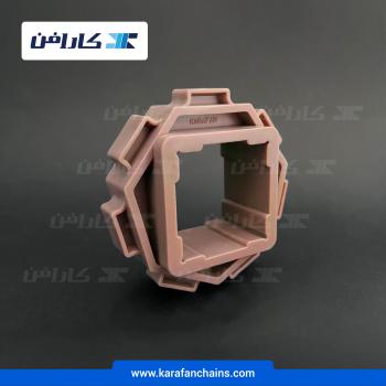چرخ زنجیر گام 1.5 اینچ . 7دندانه . قطر 88 میلیمتر با سوراخ 40X40 و ضخامت دنده 12 میلیمتر در کارافن