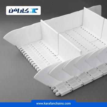 تسمه مدولار حرکت مستقیم گام 2 اینچ با دیواره و تیغه بالابرنده و گذر 10% در کارافن